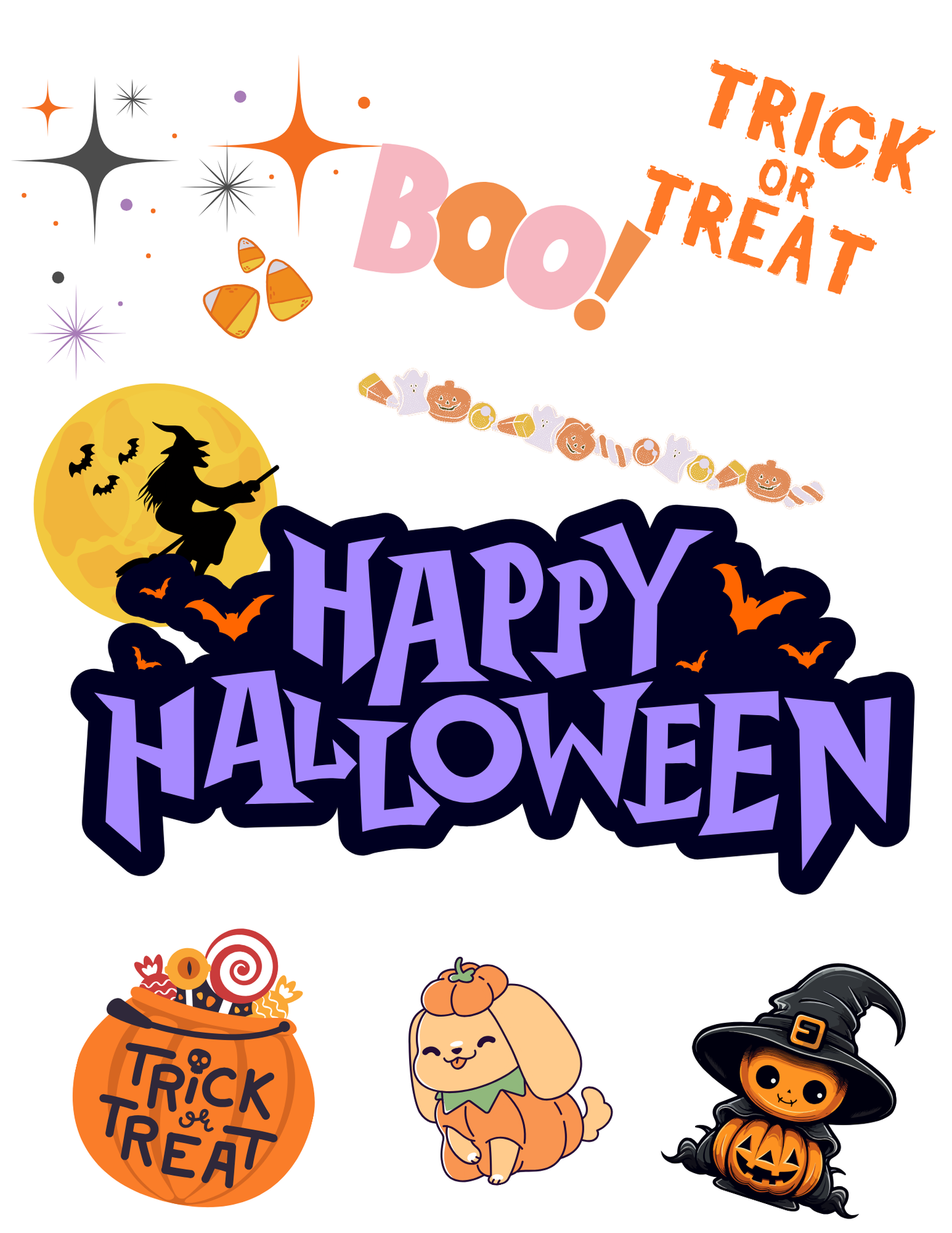 Happy Halloween Pages - PrintJoyTeenz